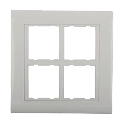 Legrand Myrius 8M Cover Plate With 4x2 Frame, 6732 09
